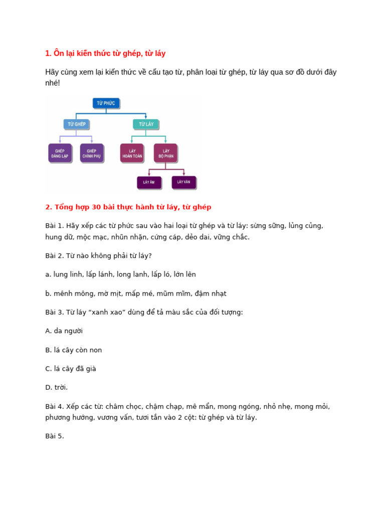 Xanh Xao Là Từ Ghép Hay Từ Láy? Gallery 2