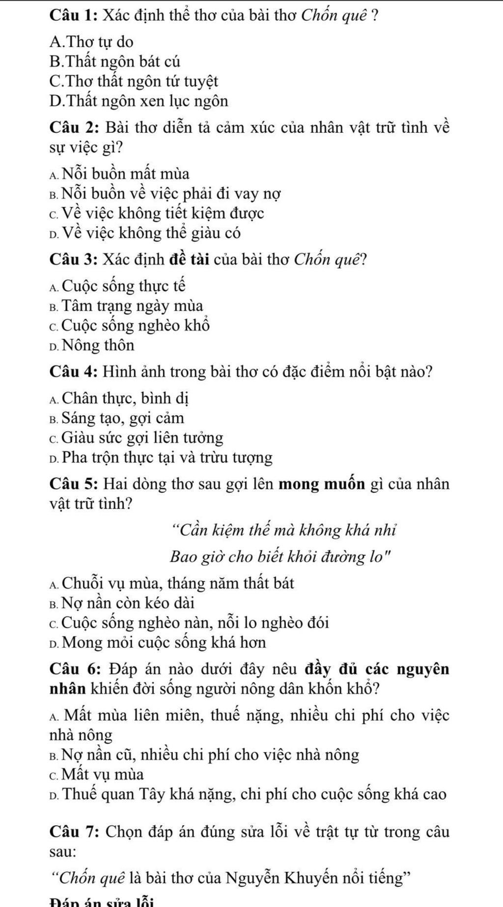 Phân tích bài thơ Chốn quê Gallery 1