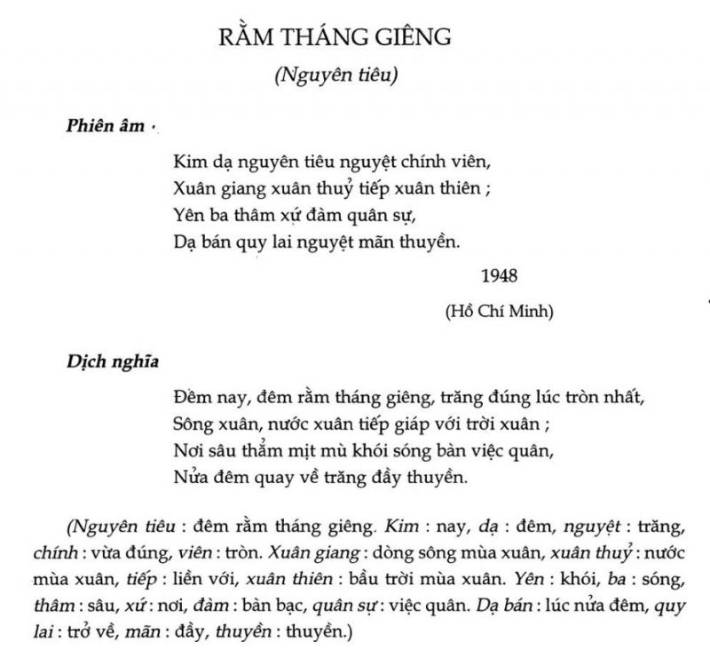 Phân tích bài thơ Rằm tháng Giêng Gallery 1
