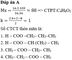 Công thức cấu tạo thu gọn của este X (C3H6O2) Gallery 1