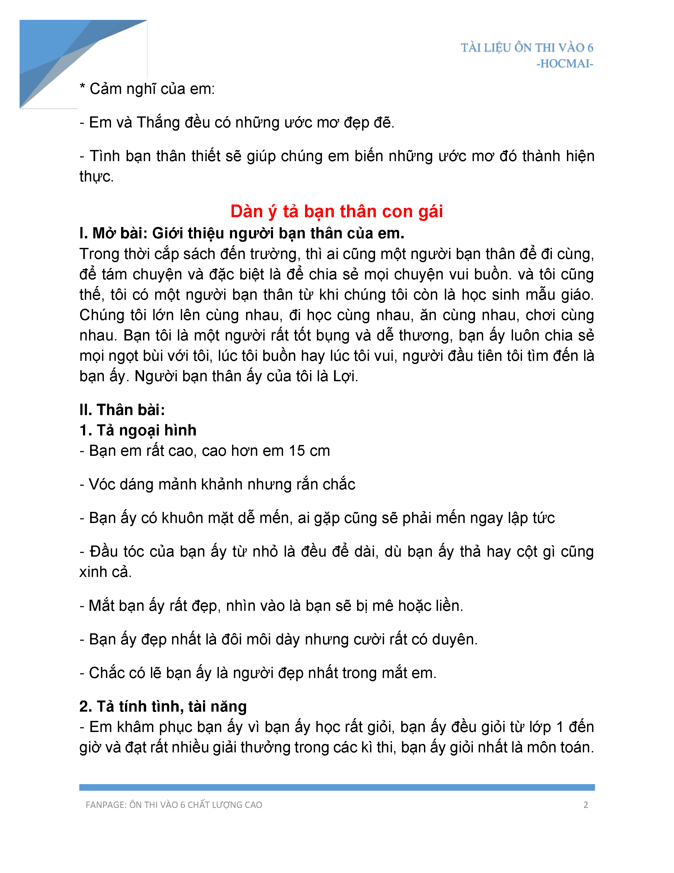 Ngoại Hình Bạn Thân Tôi Gallery 1