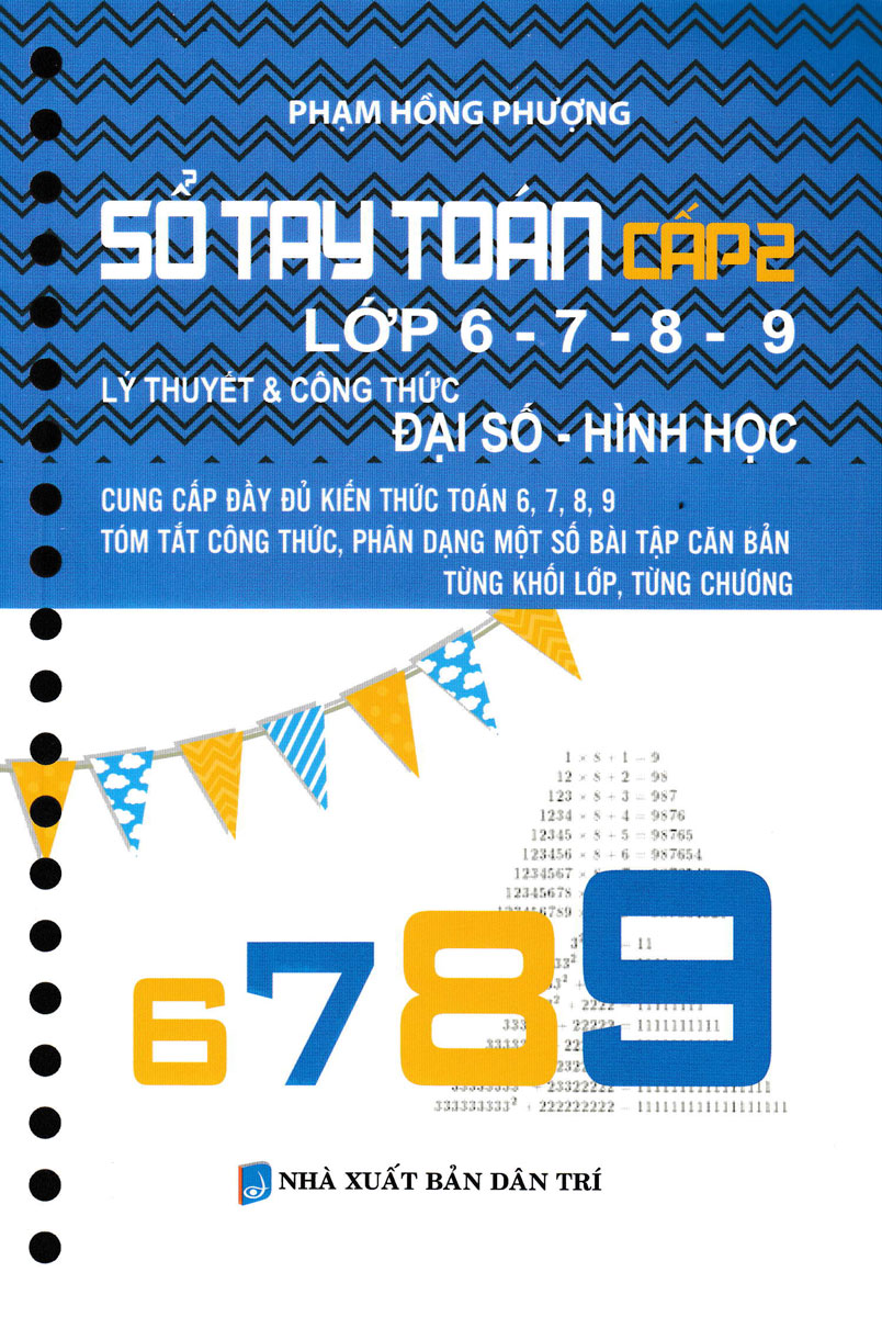 Sổ Tay Toán Cấp 2 Lớp 6, 7, 8, 9 Gallery 1
