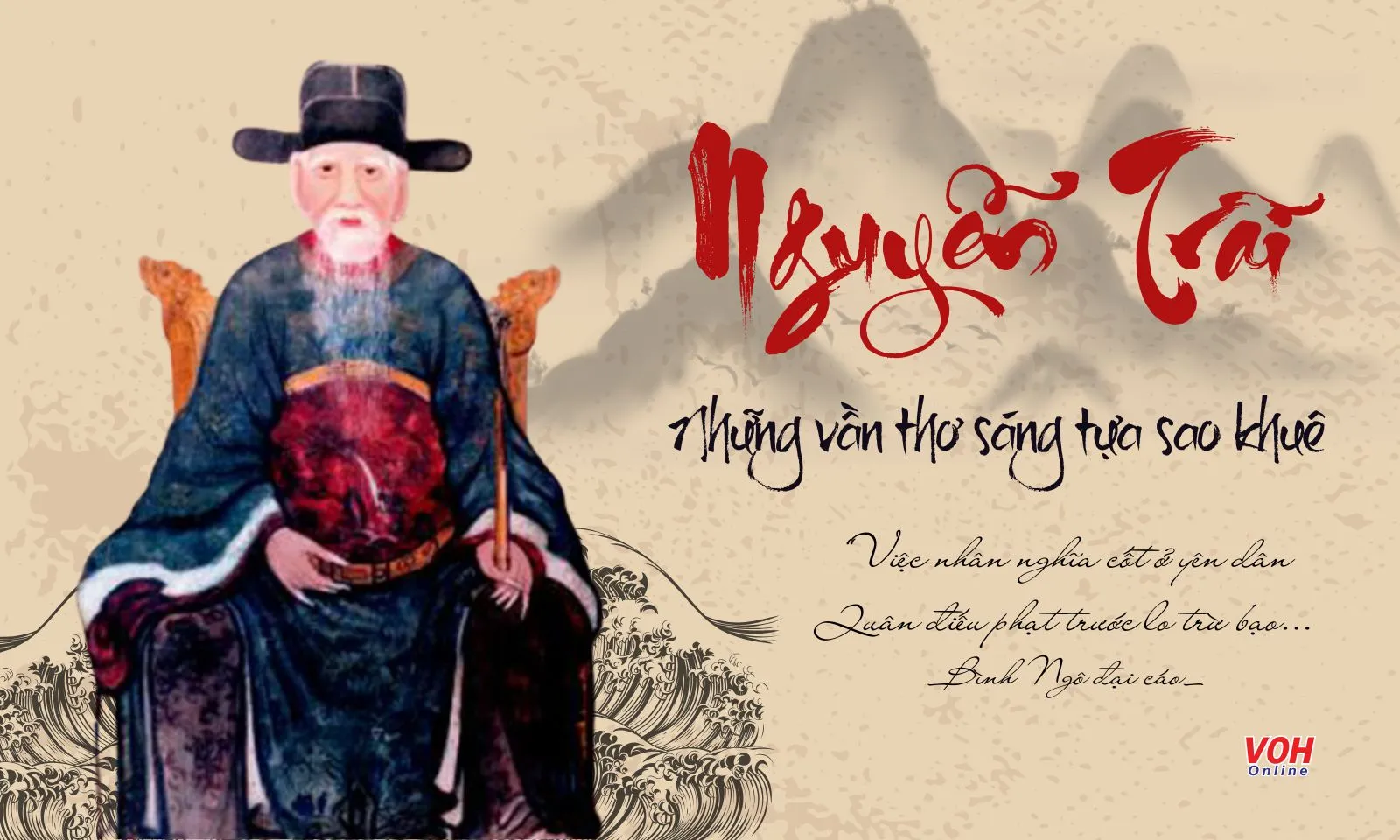 Những Bài Thơ Hay Nhất Của Nguyễn Trãi Gallery 1