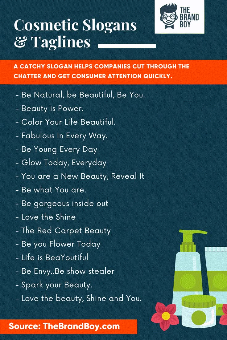 Catchy Beauty Slogans in English Gallery 1