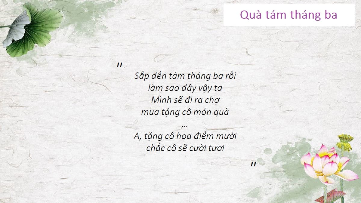 Những Bài Hát Hay Về Ngày 8 Tháng 3 Gallery 1