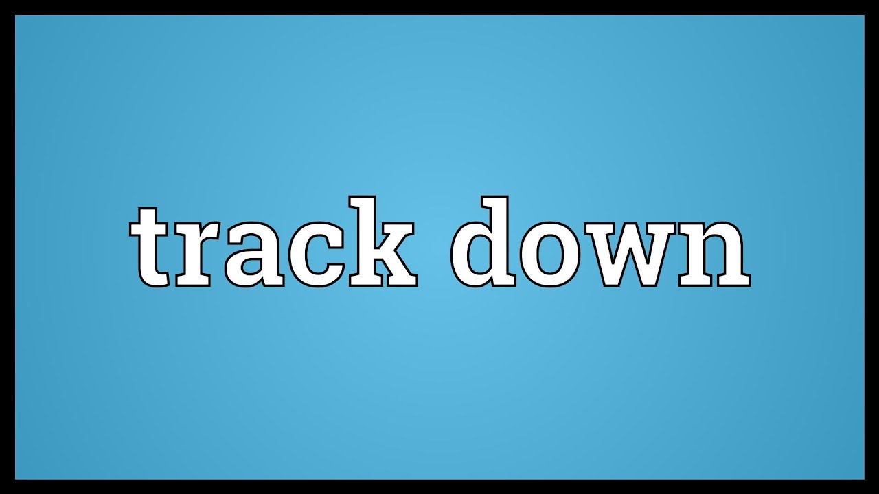 Track Down Là Gì?