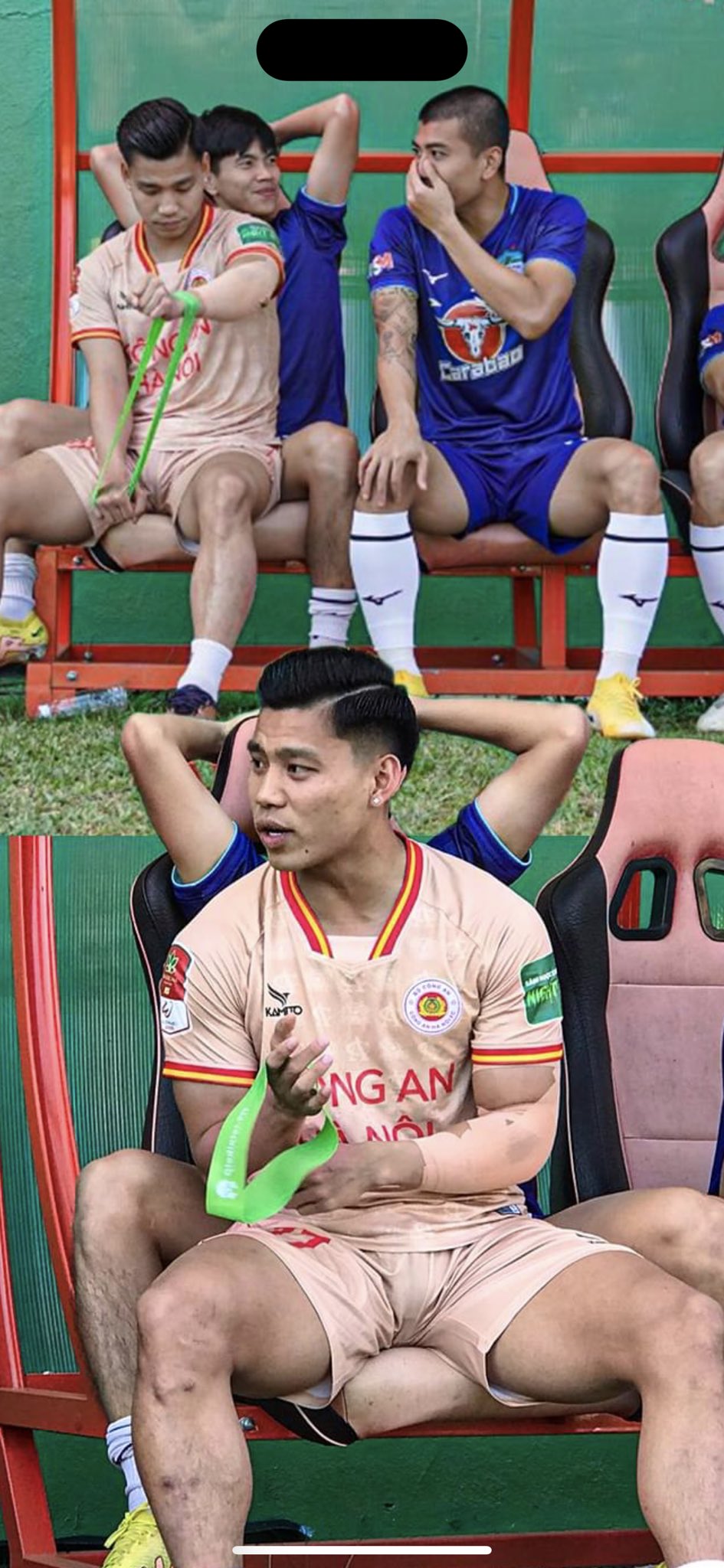 Trai đá banh khoe cu