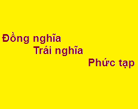Trái nghĩa với phức tạp là gì?