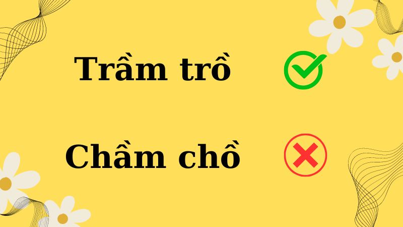 Trầm trồ hay chầm chồ?