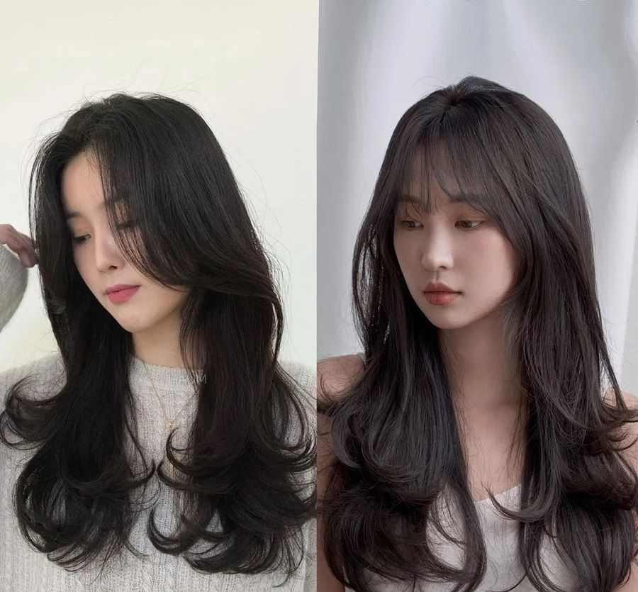 Trán dô nên để tóc gì?