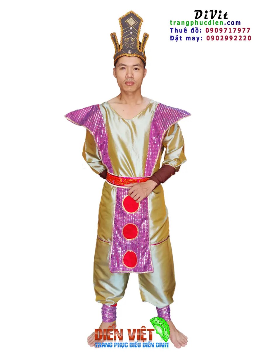 Trang phục Sơn Tinh Thủy Tinh: Thiết kế ấn tượng từ truyền thuyết