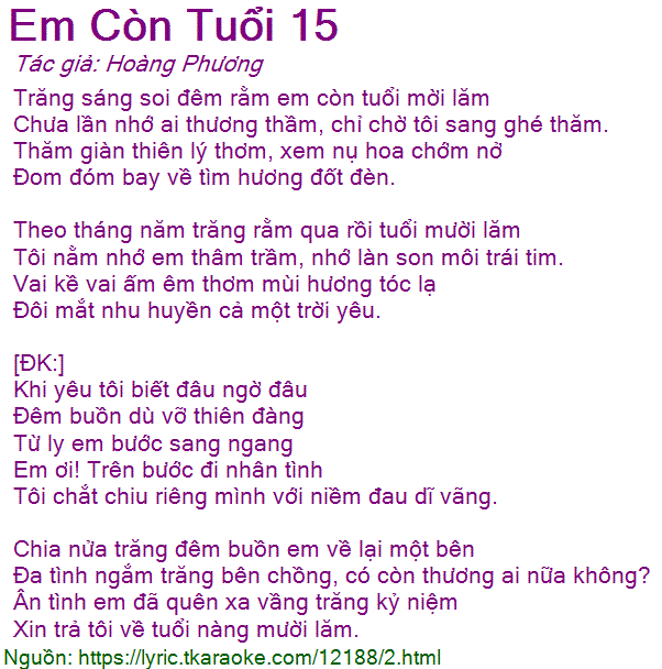 Trăng Sáng Soi Đêm Rằm