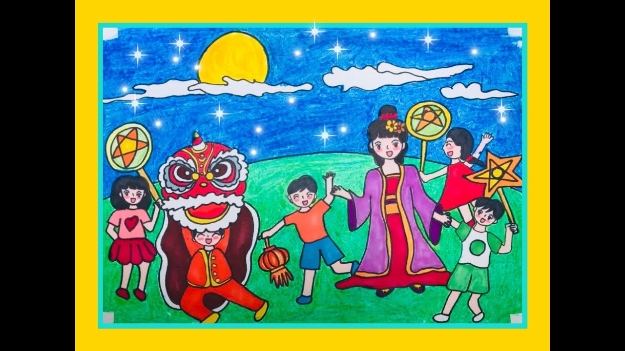 Tranh Đề Tài Trung Thu: Tuyển Tập Hình Ảnh Đẹp Nhất