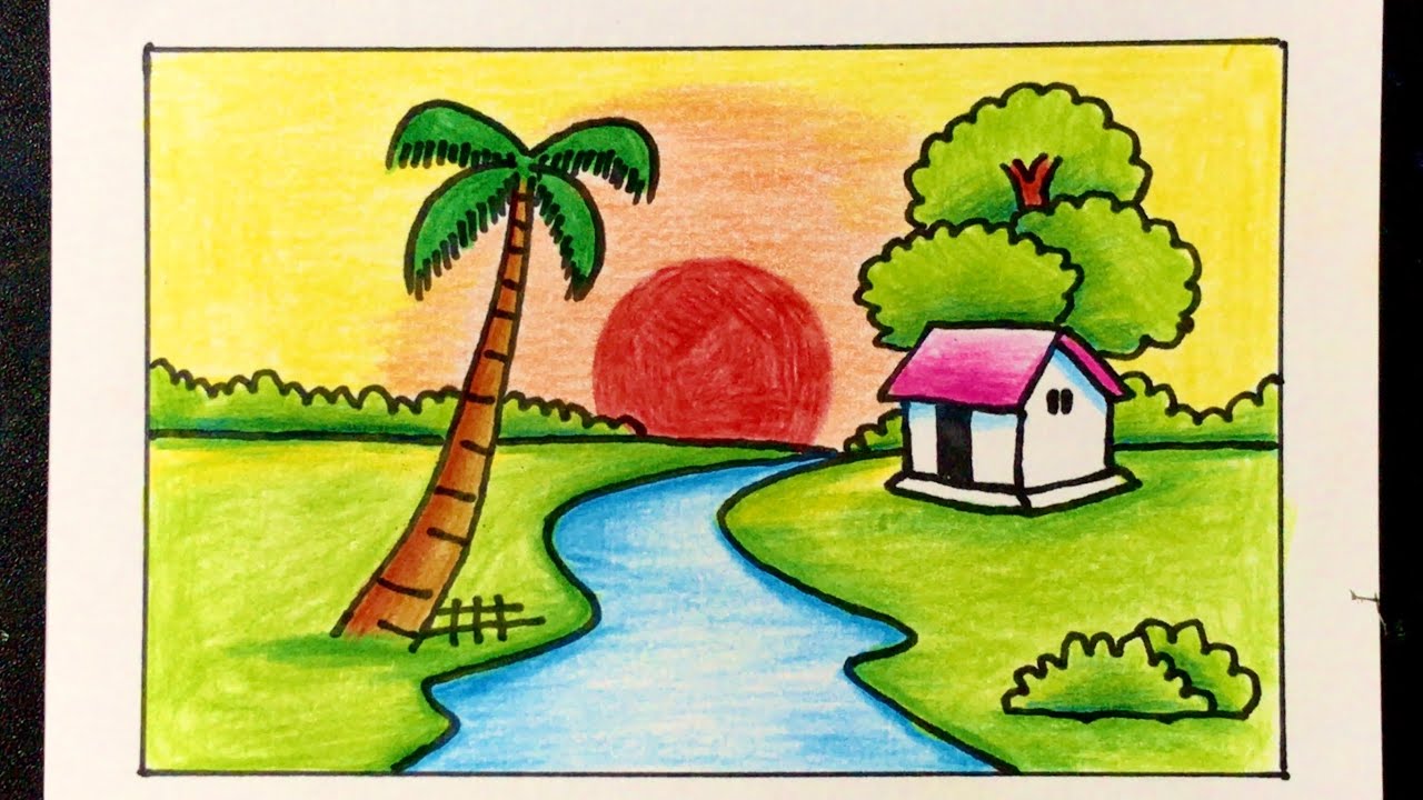 Tranh Đề Tài Tự Chọn Lớp 8: Hướng Dẫn Chọn Đề Tài và Thể Hiện