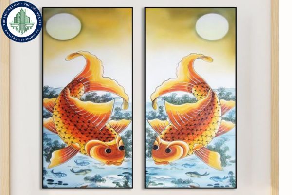 Tranh Lý Ngư Vọng Nguyệt Hợp Tuổi Nào? Gallery 1