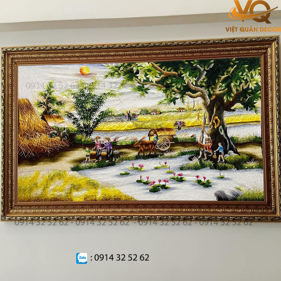 Tranh Thêu Tay Phong Cảnh: Món Quà Nghệ Thuật Tinh Tế Cho Không Gian Sống