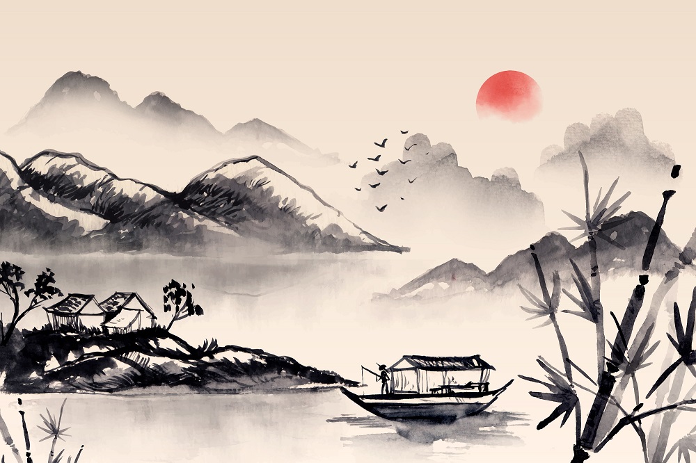 Tranh Thủy Mặc Đẹp