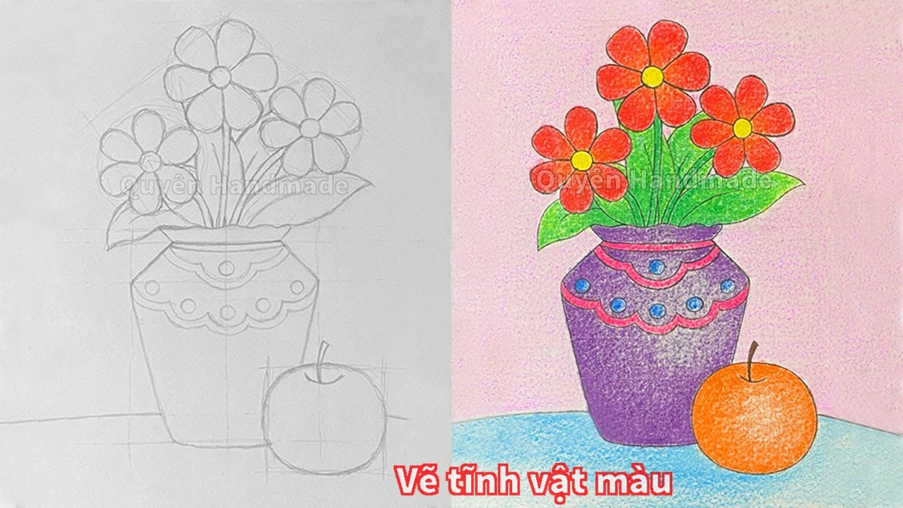 Tranh tĩnh vật đơn giản lớp 6