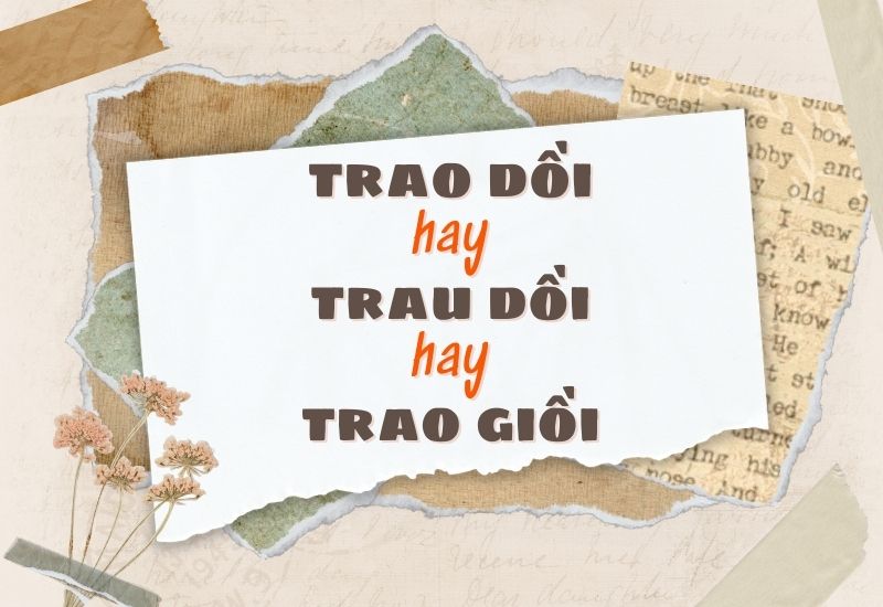 Trao đổi hay Trao đổi?