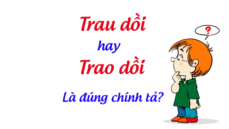 Trau dồi hay Trao dồi?