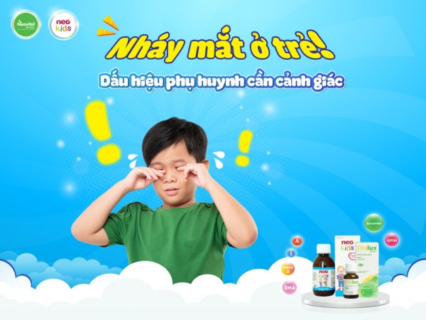 Trẻ bị nháy mắt nên nhỏ thuốc gì?