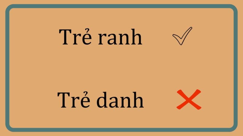 Trẻ Danh Hay Trẻ Ranh?