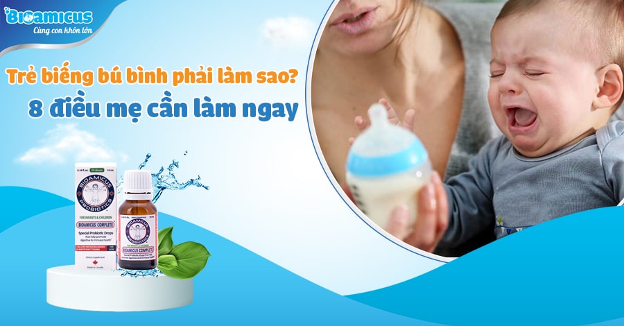 Trẻ Lười Bú Bình Phải Làm Sao?