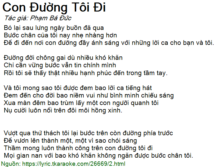 Con Đường Tôi Đi Gallery 2
