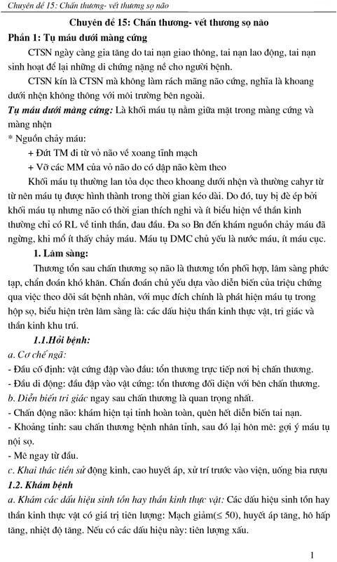Bài Giảng Chấn Thương Sọ Não Gallery 2