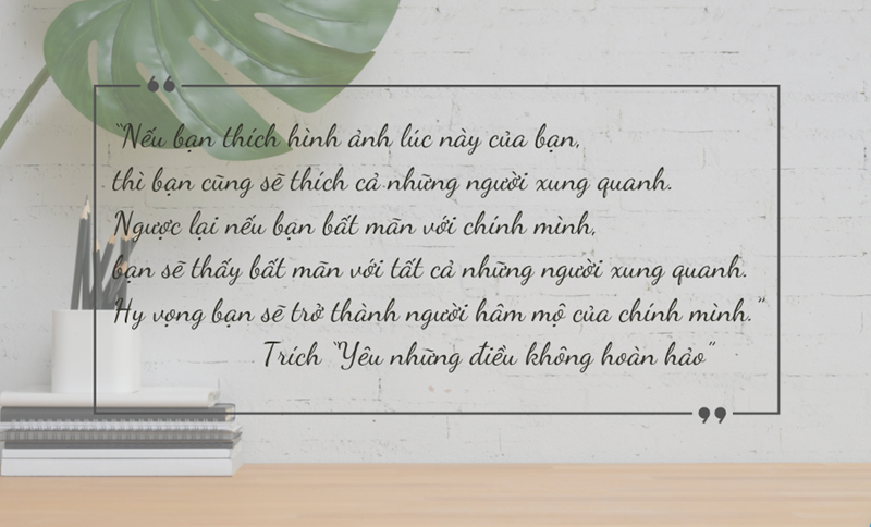 Sự cần thiết của việc nhìn nhận những điều không hoàn hảo