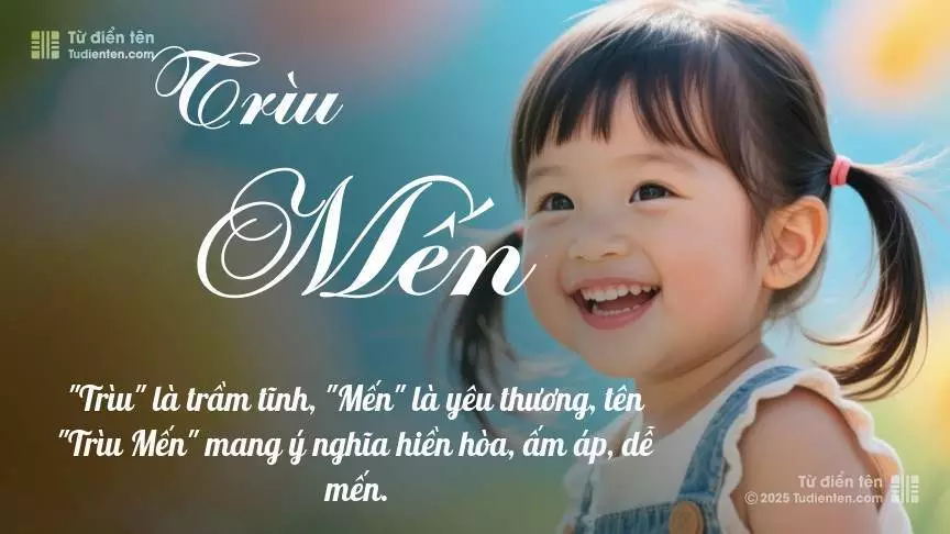 Trìu mến là từ loại gì?