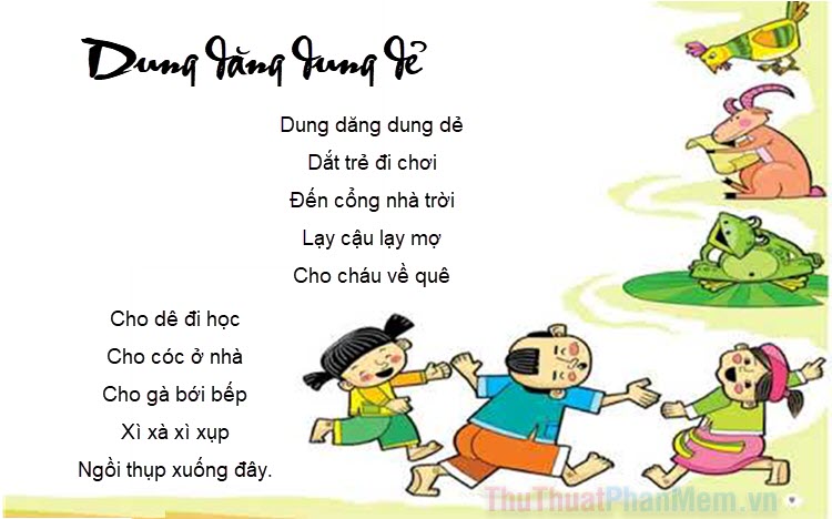 Trò chơi Dung dăng dung dẻ là gì? Cách chơi và nguồn gốc