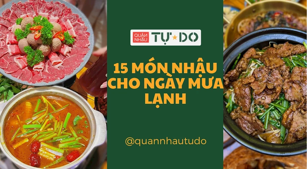 Trời mưa lạnh nhậu món gì ngon?
