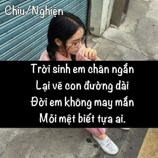 Trời sinh em chân ngắn lại vẽ con đường dài