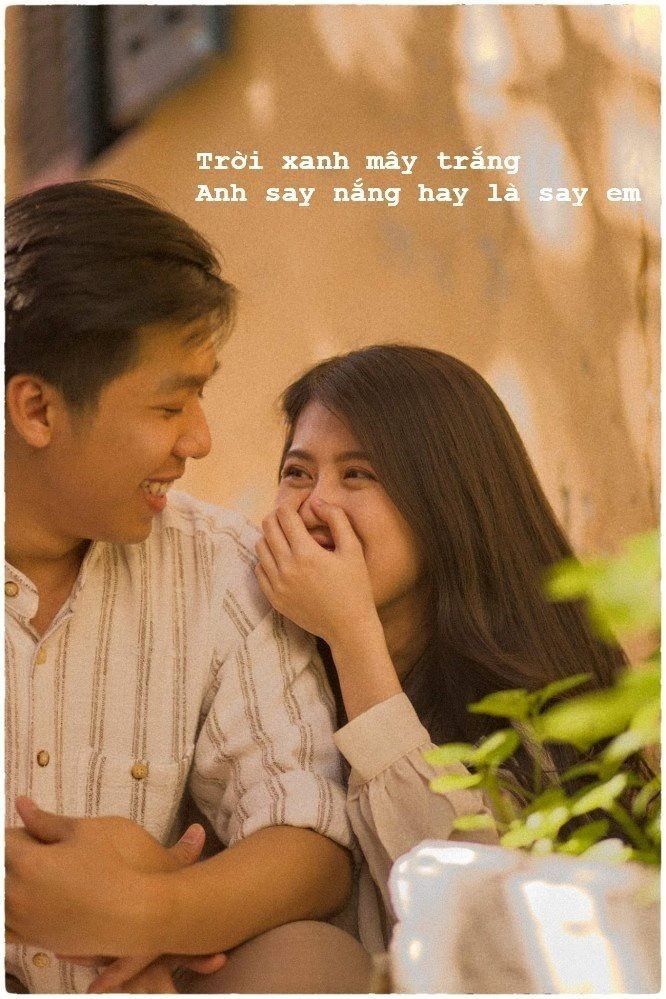 Trời xanh mây trắng anh say nắng hay là say em