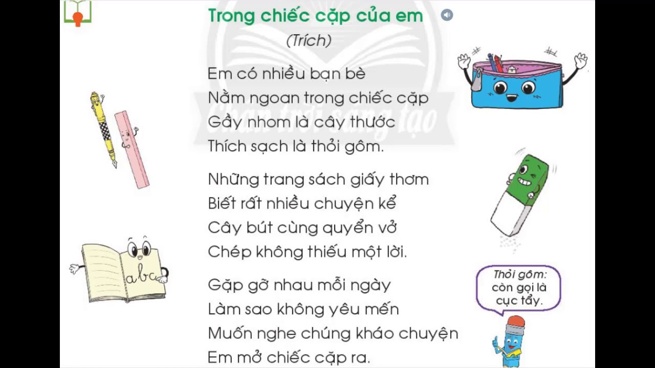 Trong chiếc cặp của em