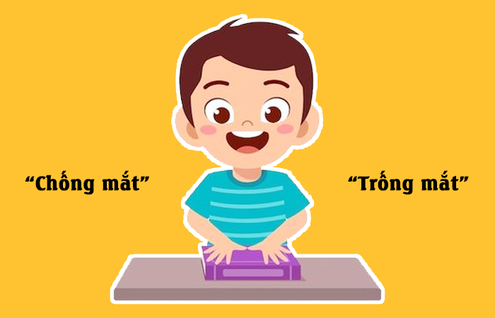 Trống mắt hay Chống mắt?