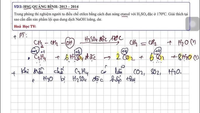 Trong phòng thí nghiệm etilen được điều chế bằng cách nào?