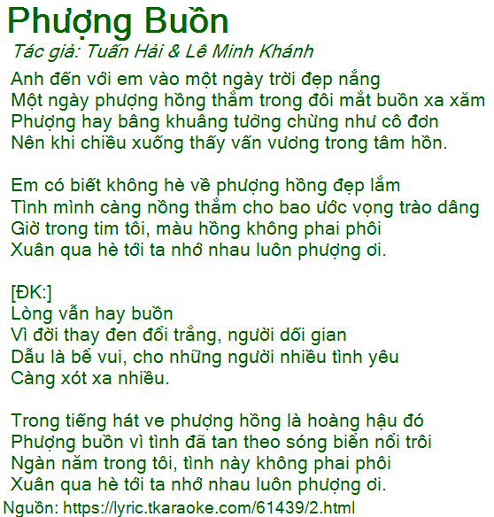 Trong Tiếng Hát Ve Phượng Hồng Là Hoàng Hậu Đó