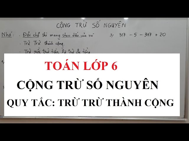 Trừ với trừ thành gì? Gallery 2