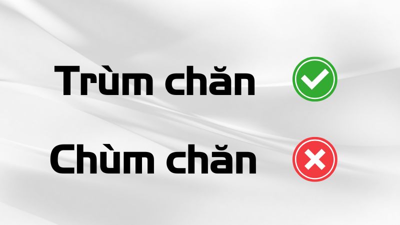 Trùm Chăn Hay Chùm Chăn?