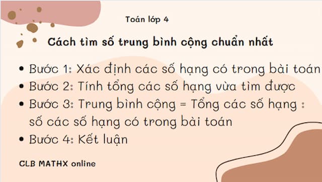 Tìm Số Trung Bình Gallery 1