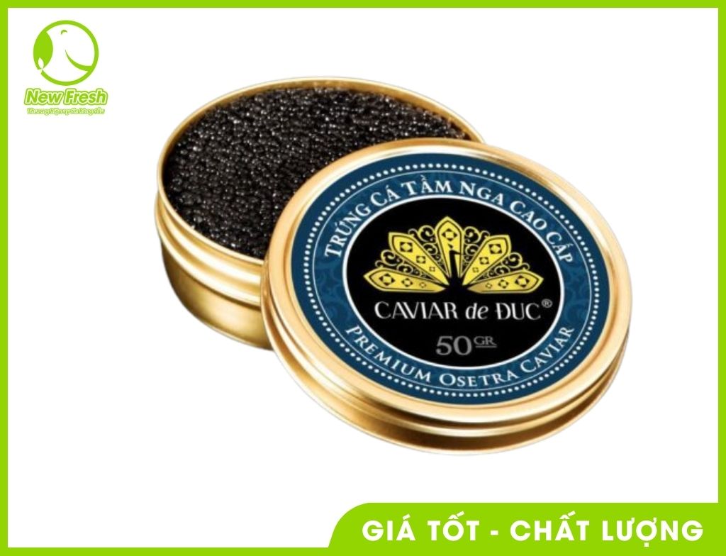 Trứng Cá Tầm Nga - Tinh Hoa Hải Sản Cao Cấp