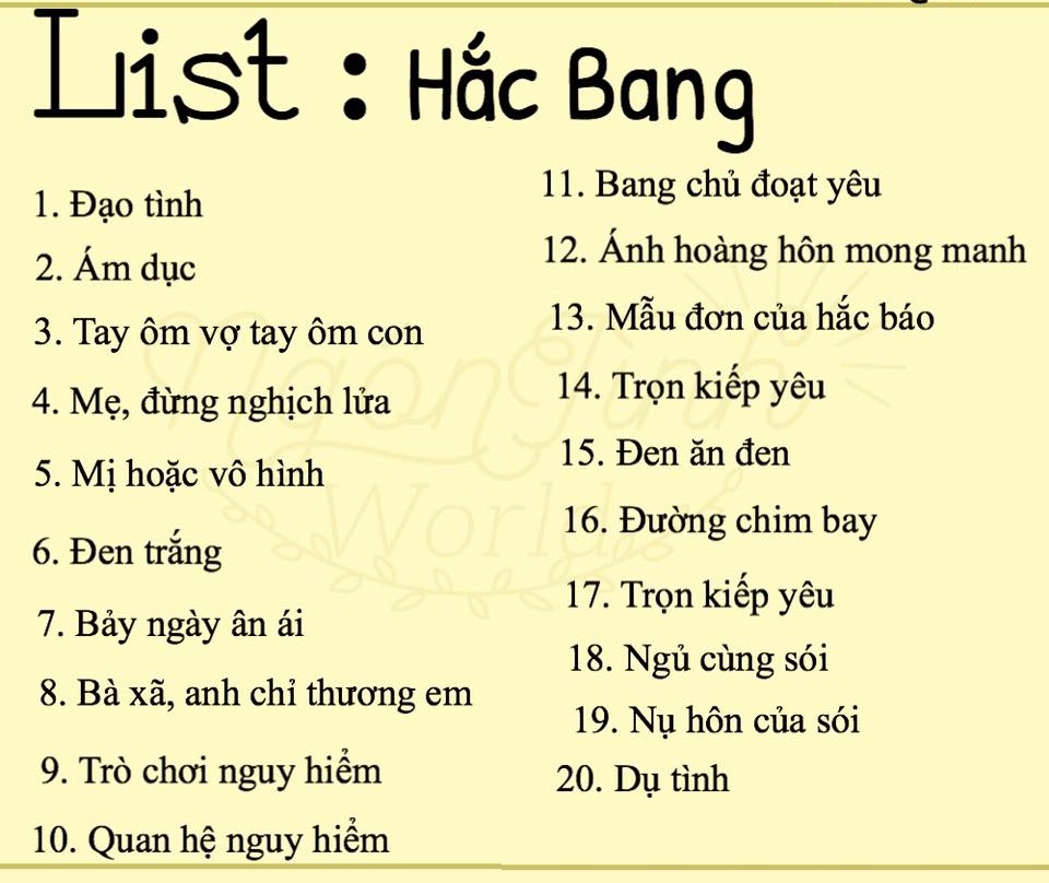Truyện Hắc Bang Hay: Top những tác phẩm hấp dẫn nhất không thể bỏ qua