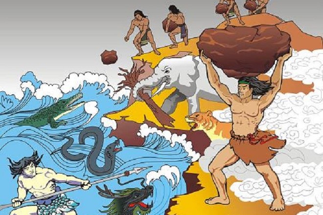 Truyện Sơn Tinh, Thủy Tinh Ngắn Gallery 2