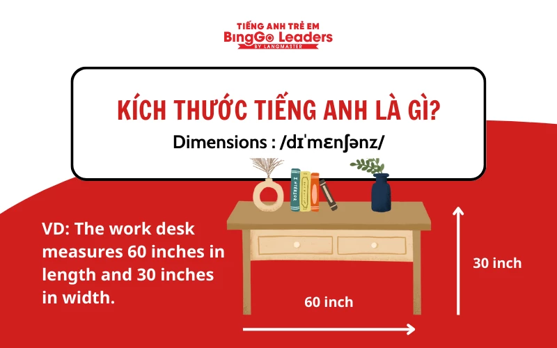 Từ chỉ kích thước trong Tiếng Việt