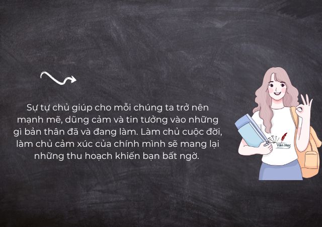 Dẫn chứng về tính tự chủ: Những minh chứng trong cuộc sống Gallery 1