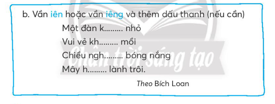 Từ có tiếng chứa vần iên hoặc iêng Gallery 1