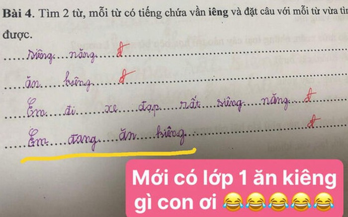 Từ có tiếng chứa vần iên hoặc iêng