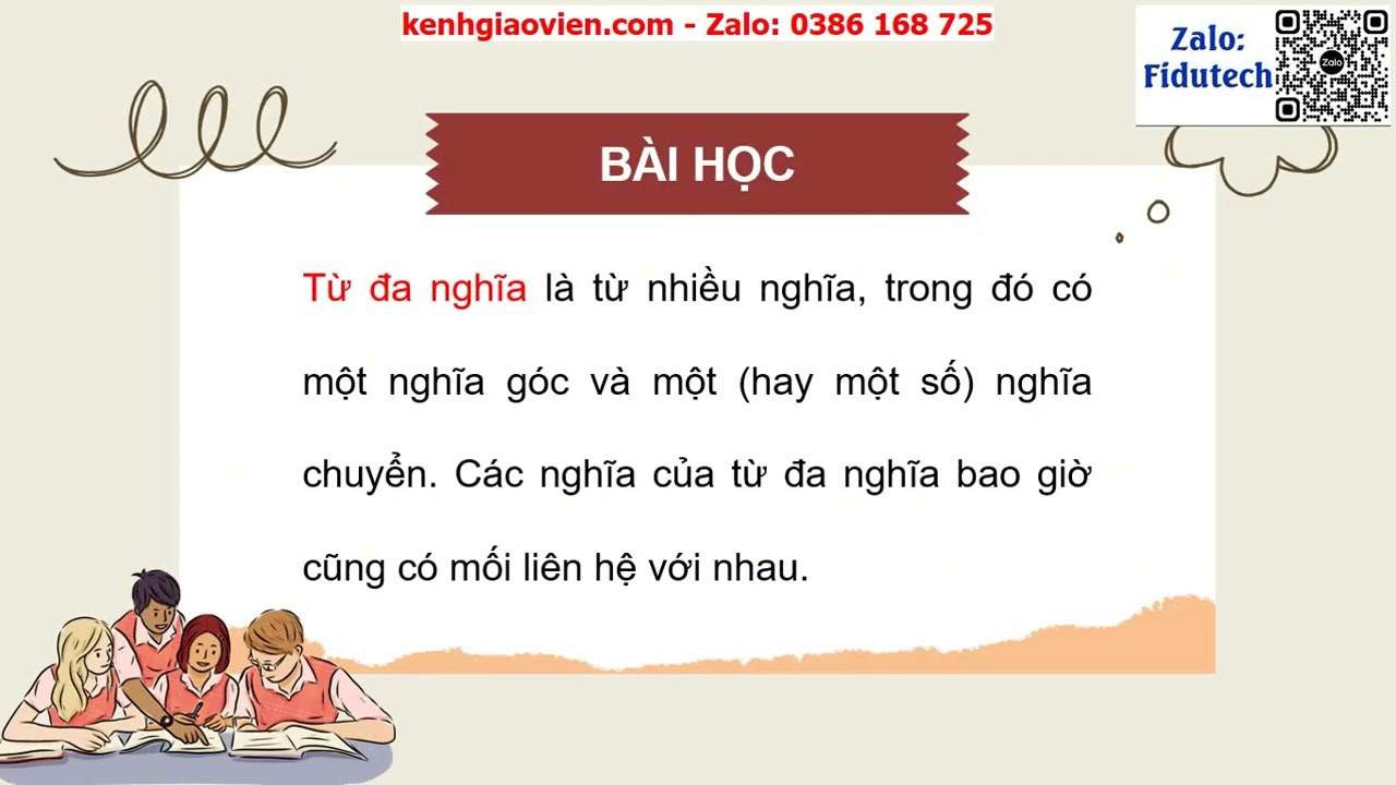 Từ đa nghĩa là gì?